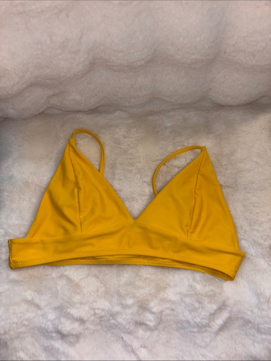 SHEIN Other - SHEIN Sunny Yellow Triangle Bikini Top